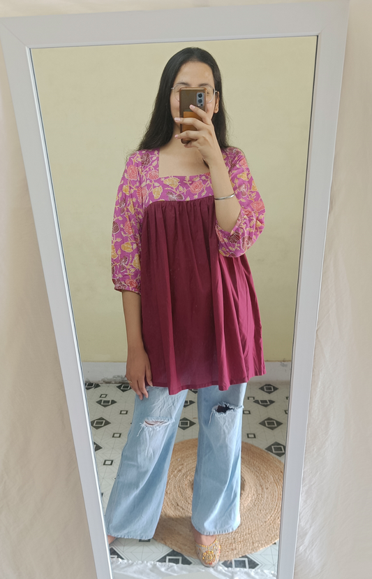 Magenta Life Short Kurta