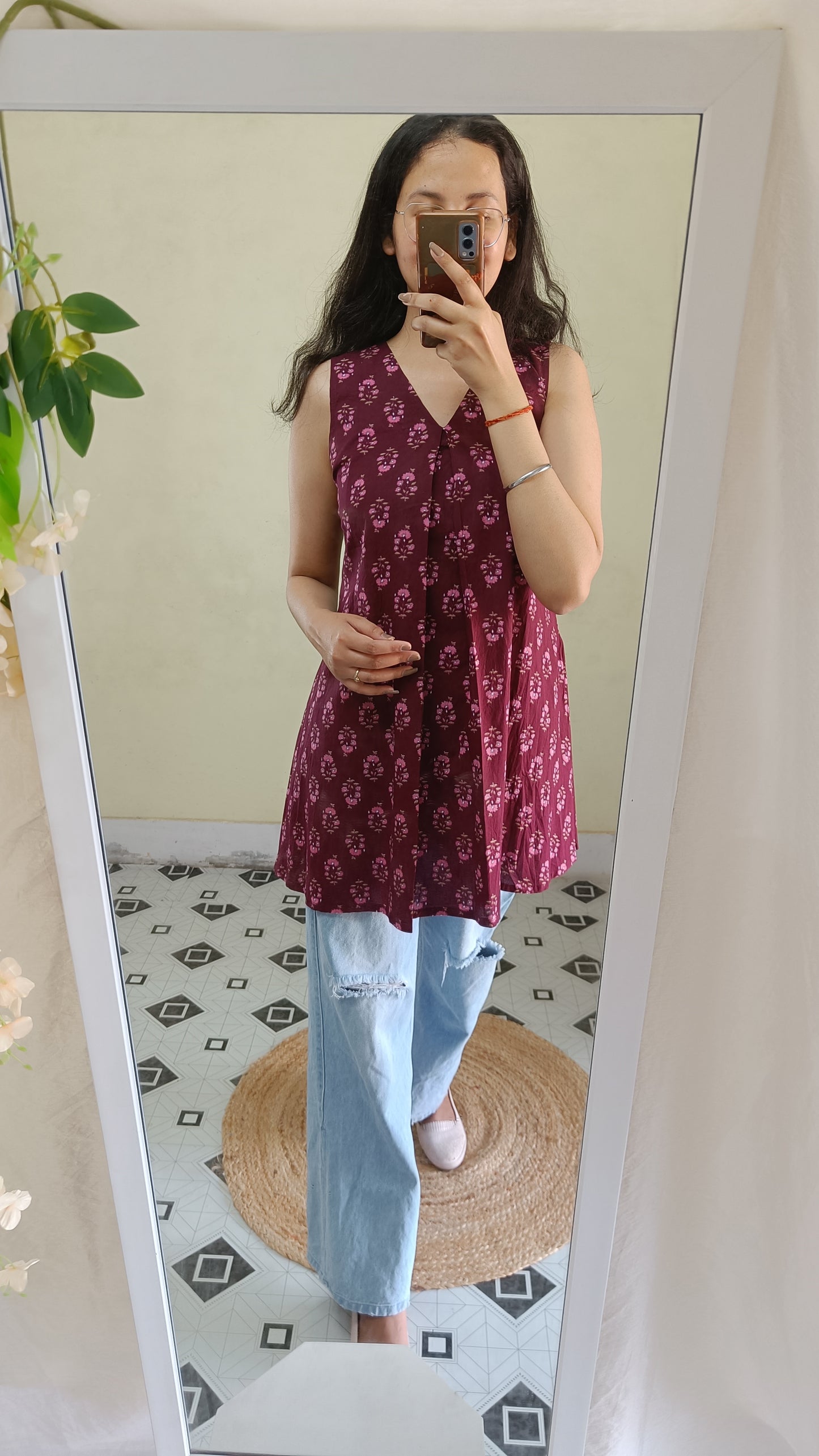 Jaamuni Short Kurta